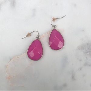 Pink Drop Earrings